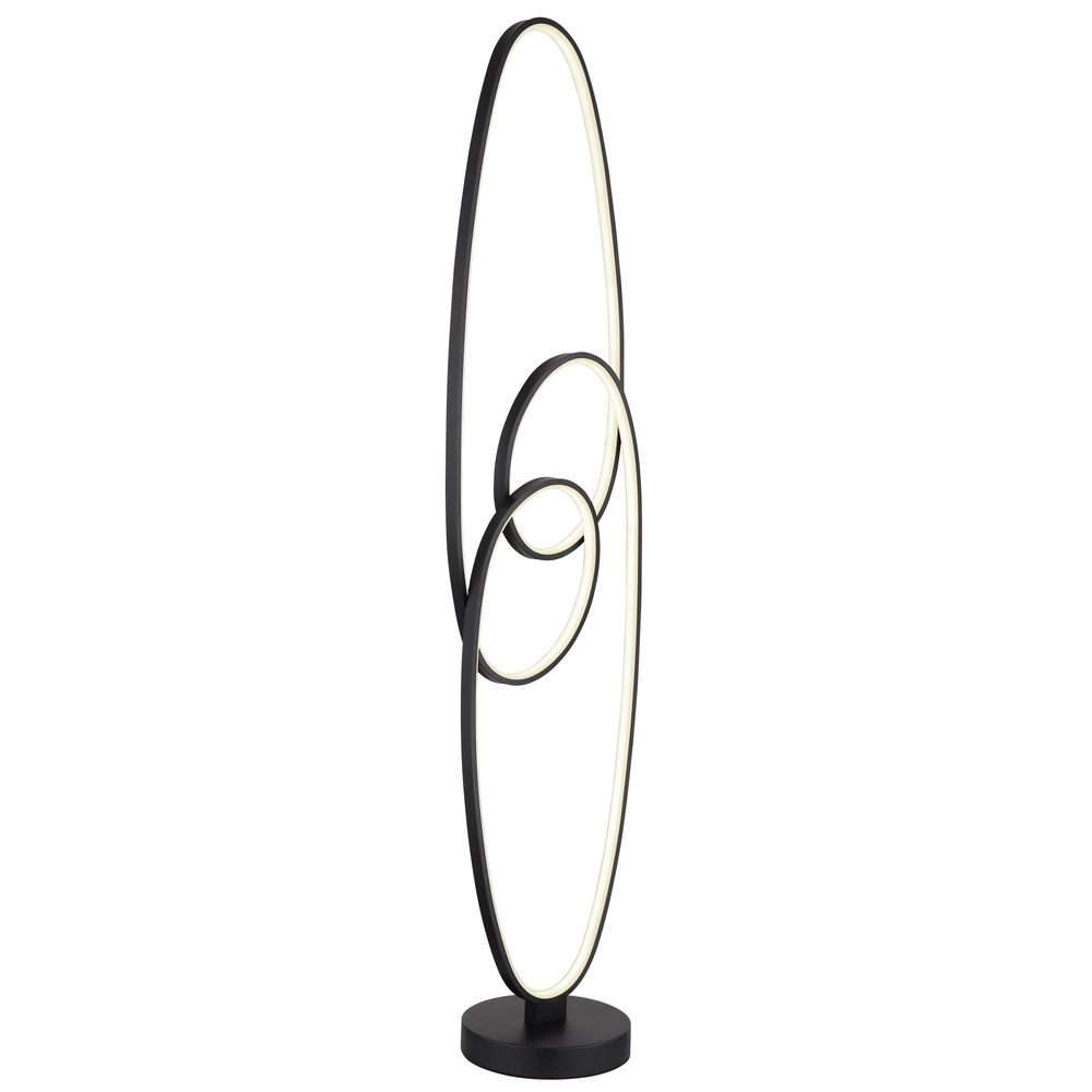Lampadaire de conception Spira Noir