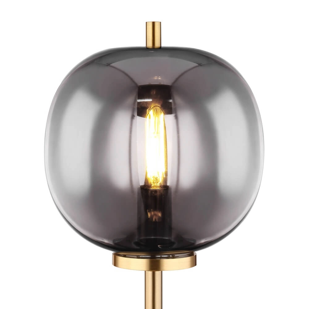 Lampe de table dorée Blacky I simple Ø 18,5cm Globo 9007371419043