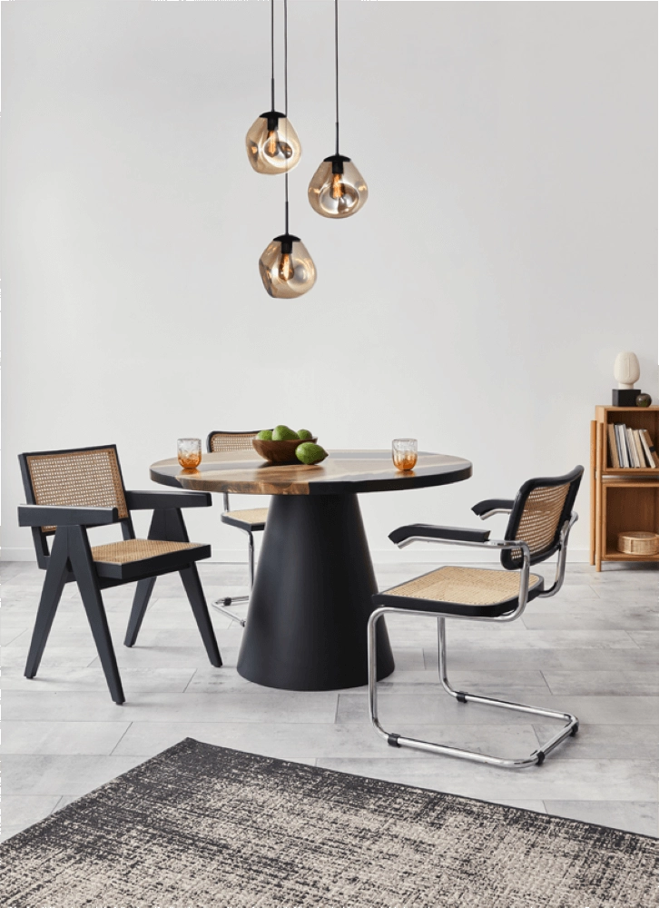 Lampe suspendue Lava 3x verre doré Ø 24cm Masterlight 8718121286440