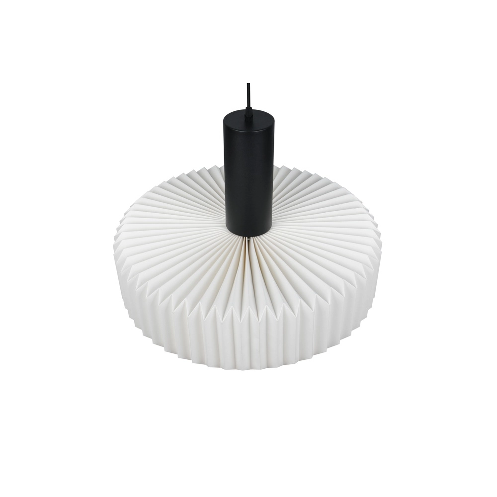 Lampe pendante moderne Lamora noir et blanc Trio 4017807702323