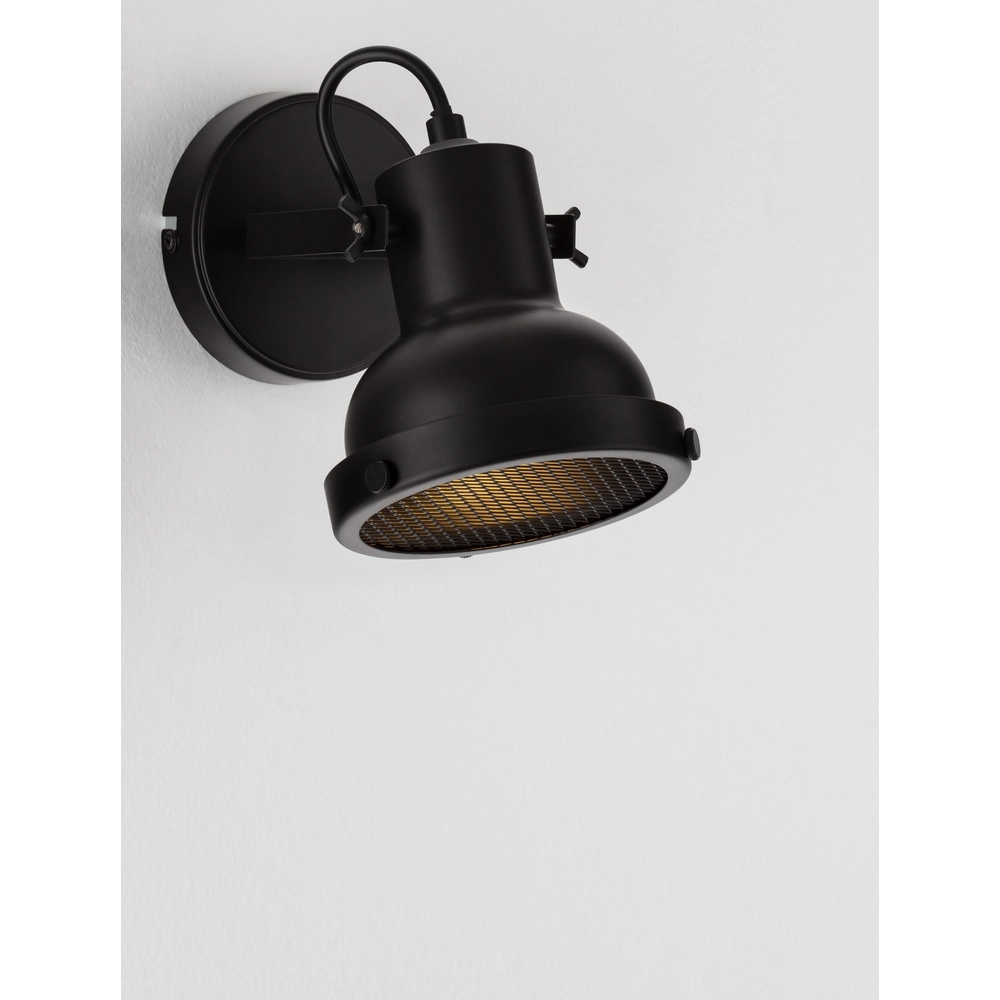 Applique murale Ruvi Noir Simple