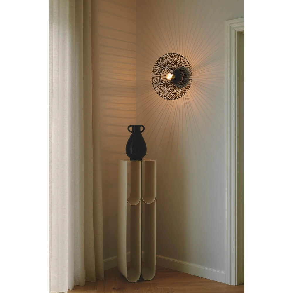 Plafonnier à lattes Beroni noir Ø 40cm Nordlux 5704924018473