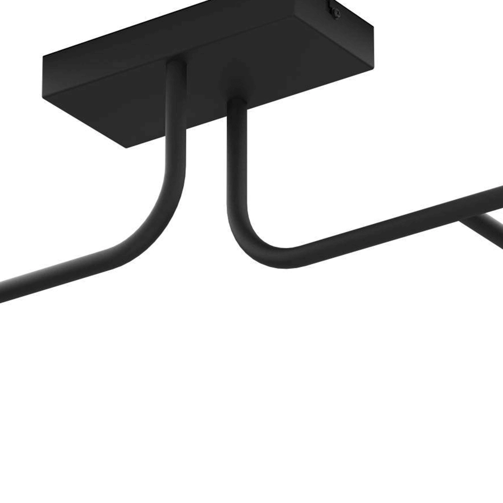 Plafonnier LED Clavellina noir Eglo 9008606241088