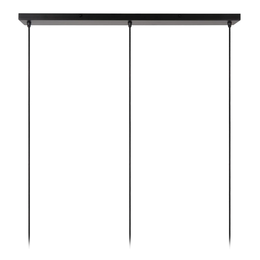 Lampe suspendue Almelo 3 couleurs noires claires avec or à l’intérieur Lucide 5411212211873
