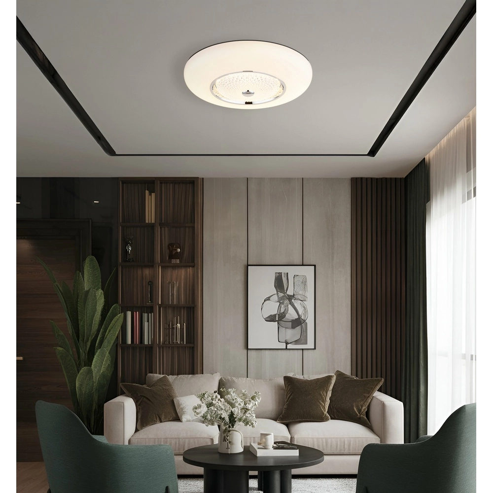 Lampe de plafond Graham blanc Ø 59cm Globo 9007371566761