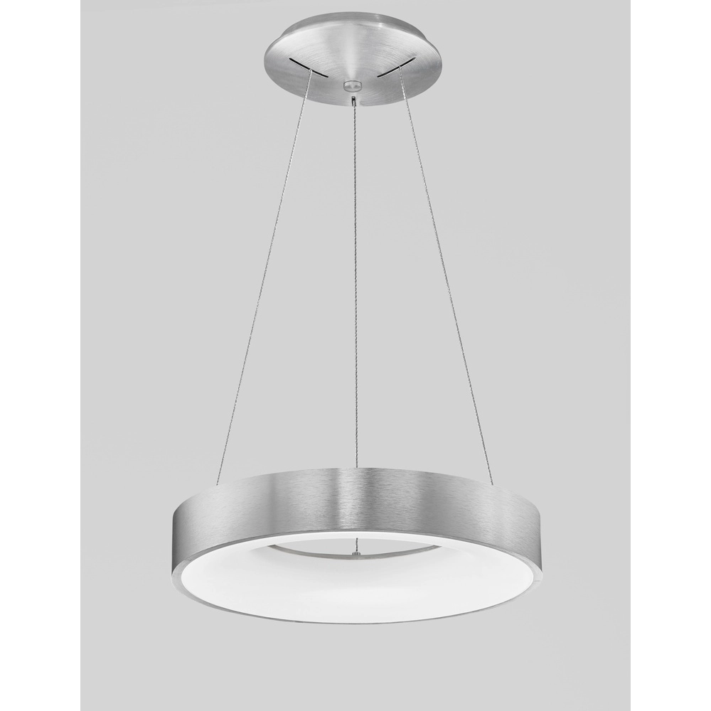 Suspension Rando Thin gris argenté Ø 38cm Lyora 5212017420183