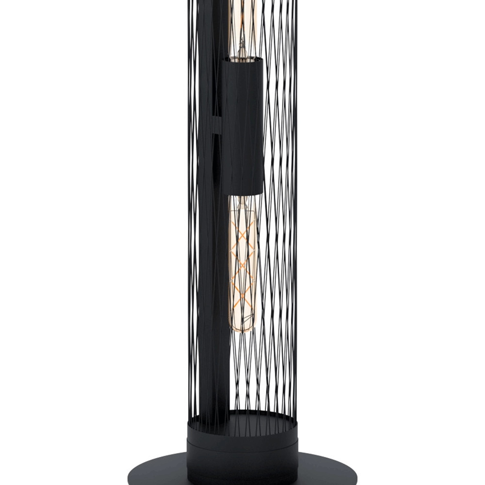 Lampadaire Redcliffe noir Eglo 9002759435370