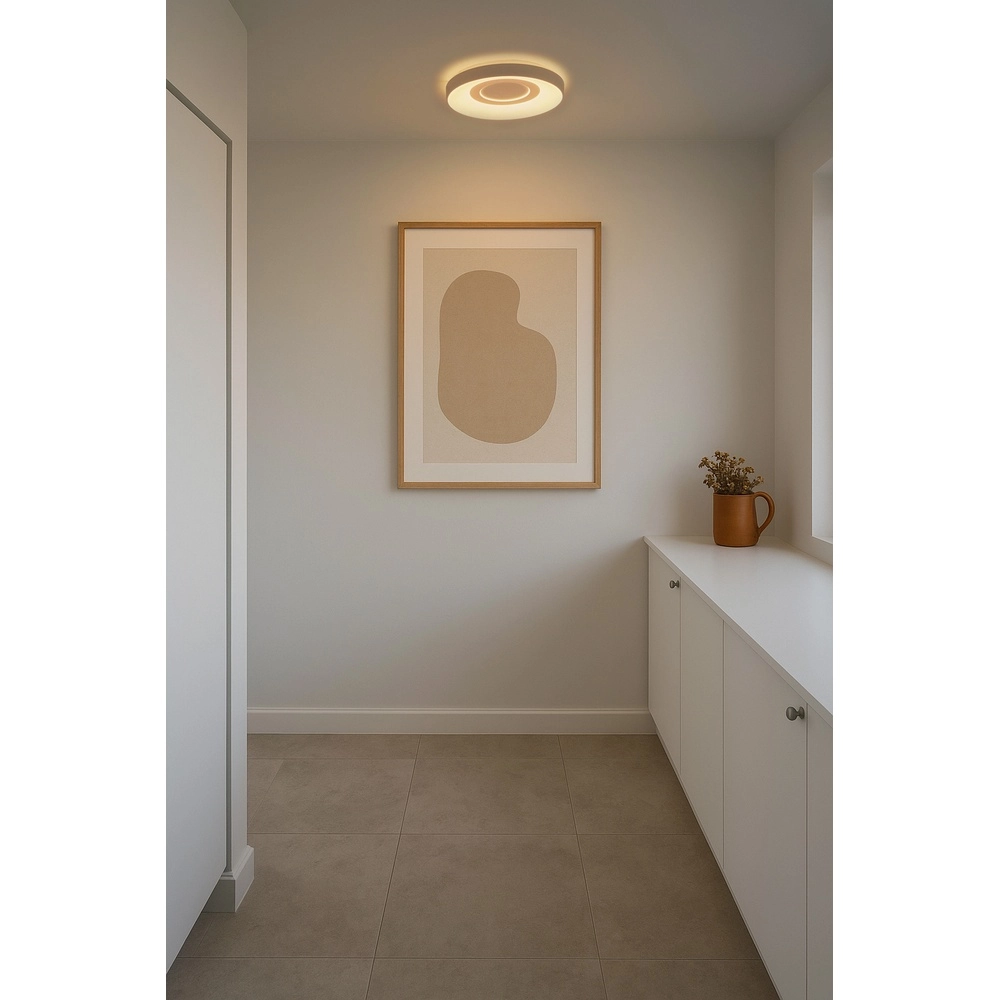 Ø lampe de plafond de 40 cm Halyna  LED - Blanc