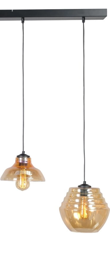 Grande suspension en verre Quinto 5 Masterlight 8718121216652