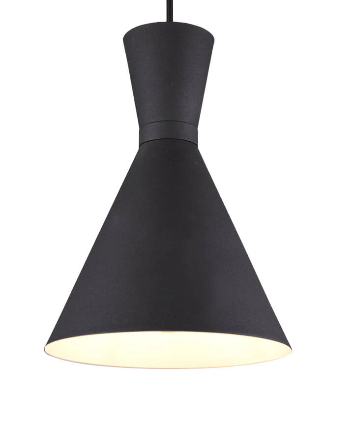 Lampe suspendue noire Enzo Ø 20cm Trio 4017807459869