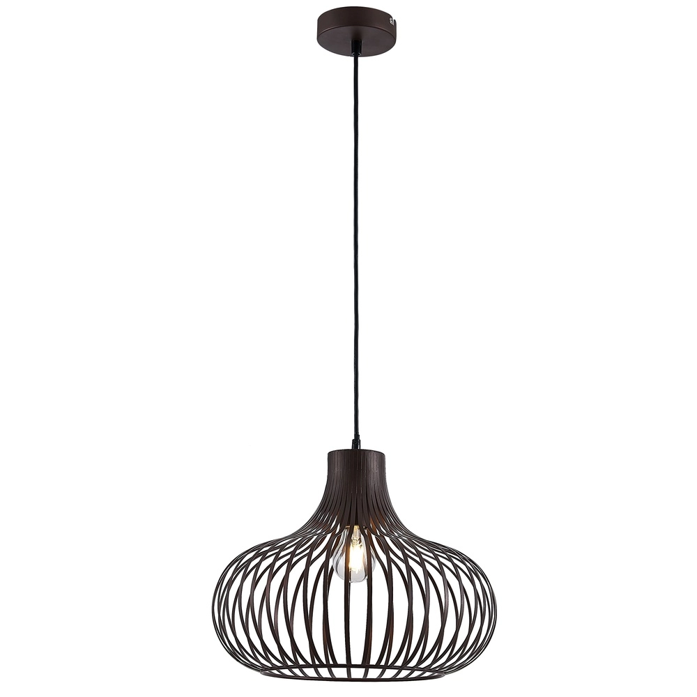 Lampe pendante de conception Mateo brun rouille
