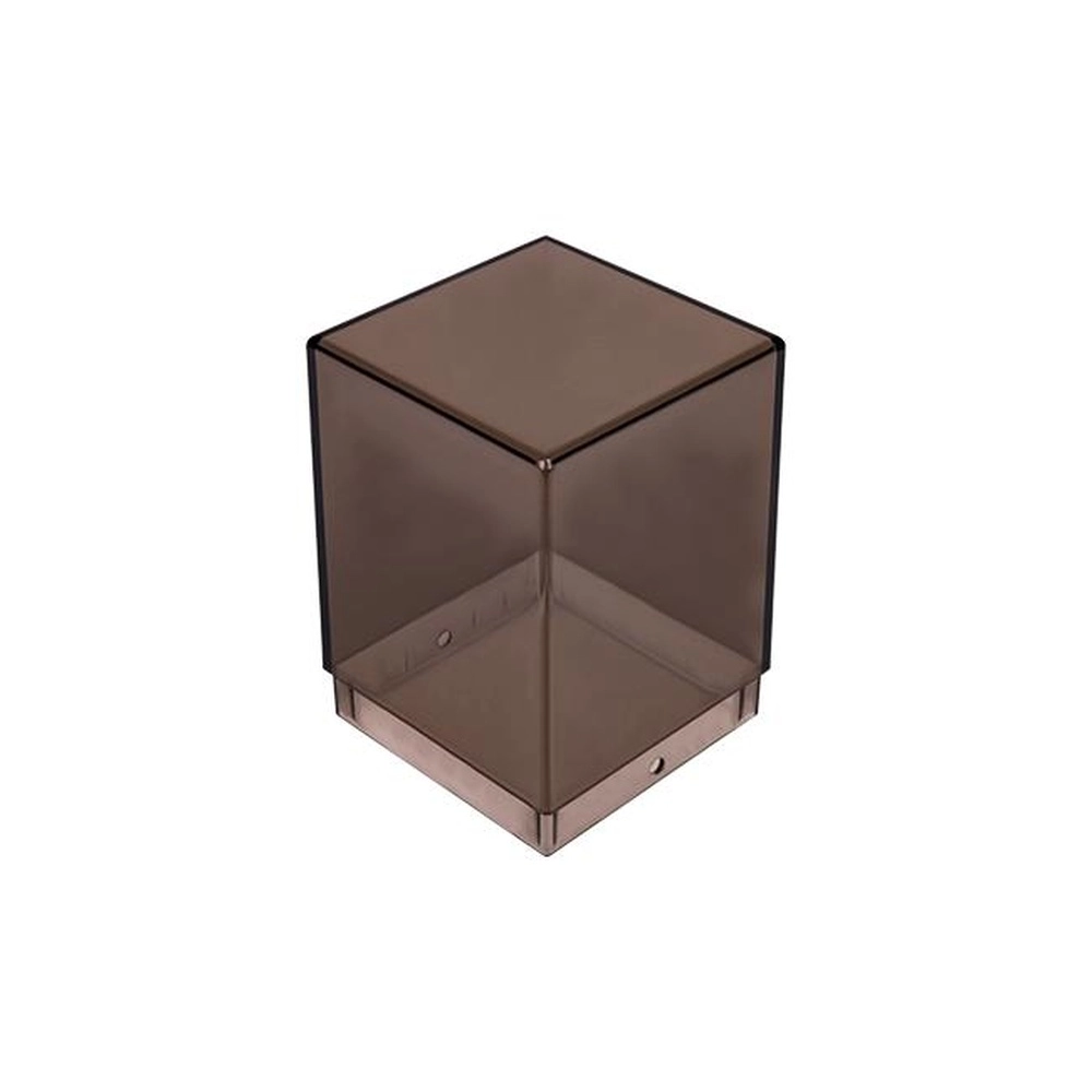 Lampe murale moderne Denver noir avec verre fumé Lyora 5904703019640