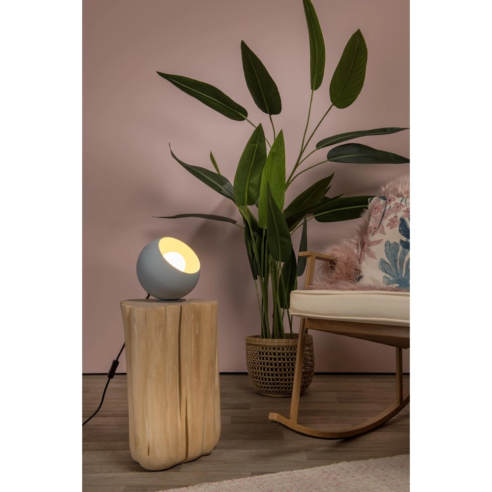 Lampe de table Doredos Ø 20cm bleu Lucide 5411212510068