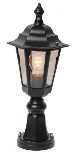Lampe d'extérieur classique Berlusi noir