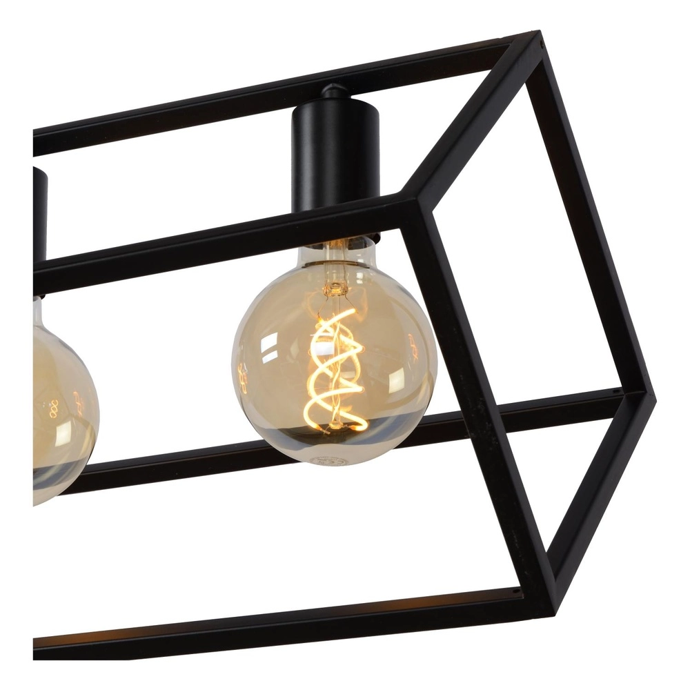 Lampe pendante moderne Fabian Noir à 6 lumières Lucide 5411212010810