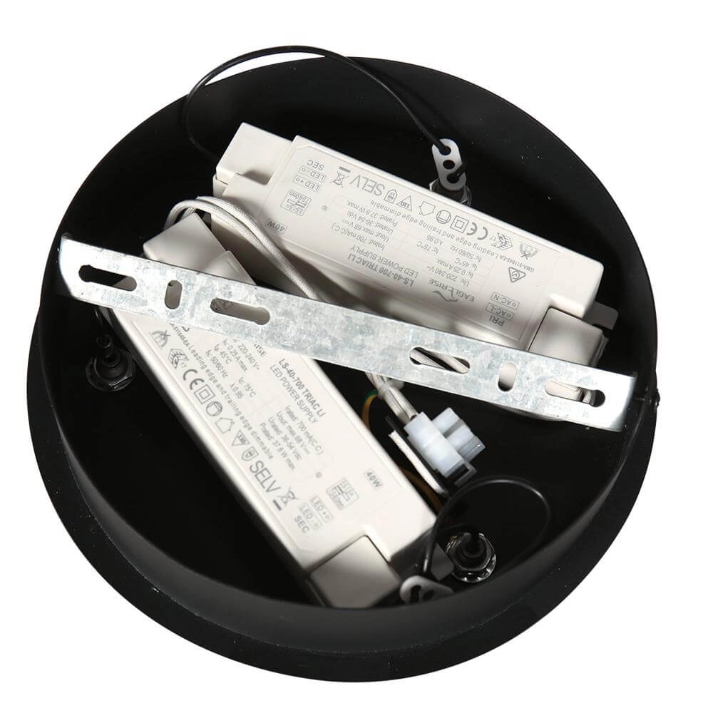 Suspension design Ringlux noir Ø 100cm Steinhauer 8712746171686