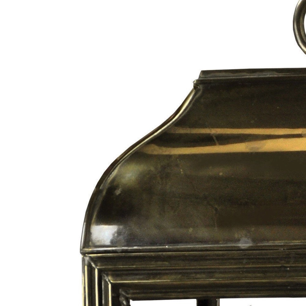 Lampe suspendue rurale Hemingway M cuivre antique (ant) Limehouse