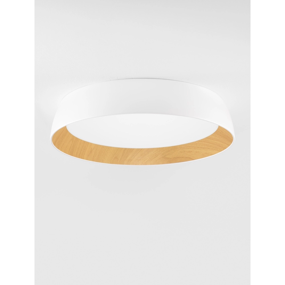 Plafonnier Sigi  Ø 60cm blanc Lyora 5212017448651