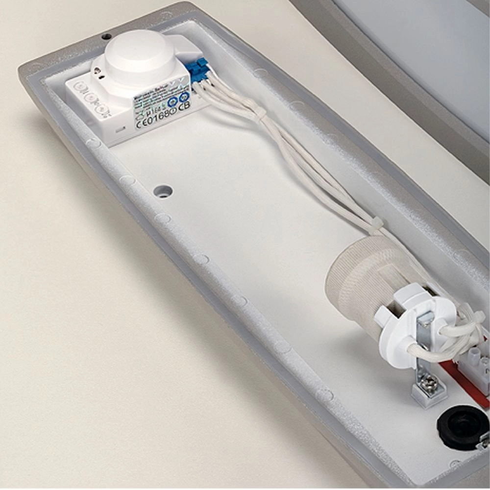 Lampe d'extérieur Meridian Box avec capteur de mouvement SLV 4024163136150