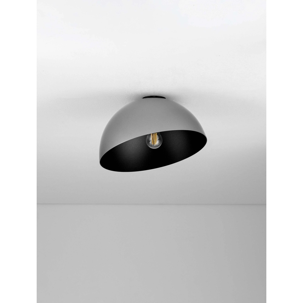 Plafonnier Onia noir Ø 29cm Lyora 5212017458162