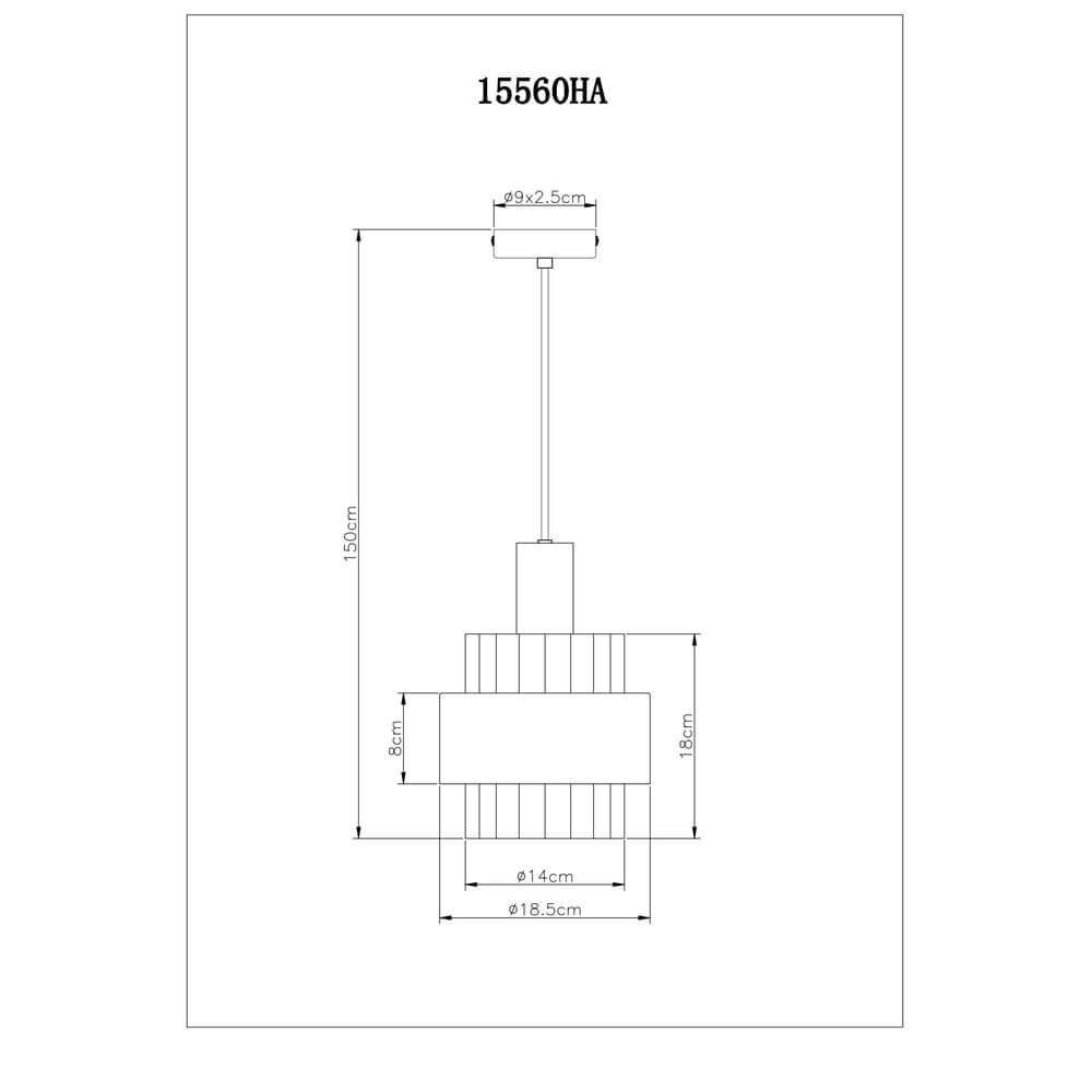Suspension Milley bronze Ø 18,5cm Globo 9007371462674