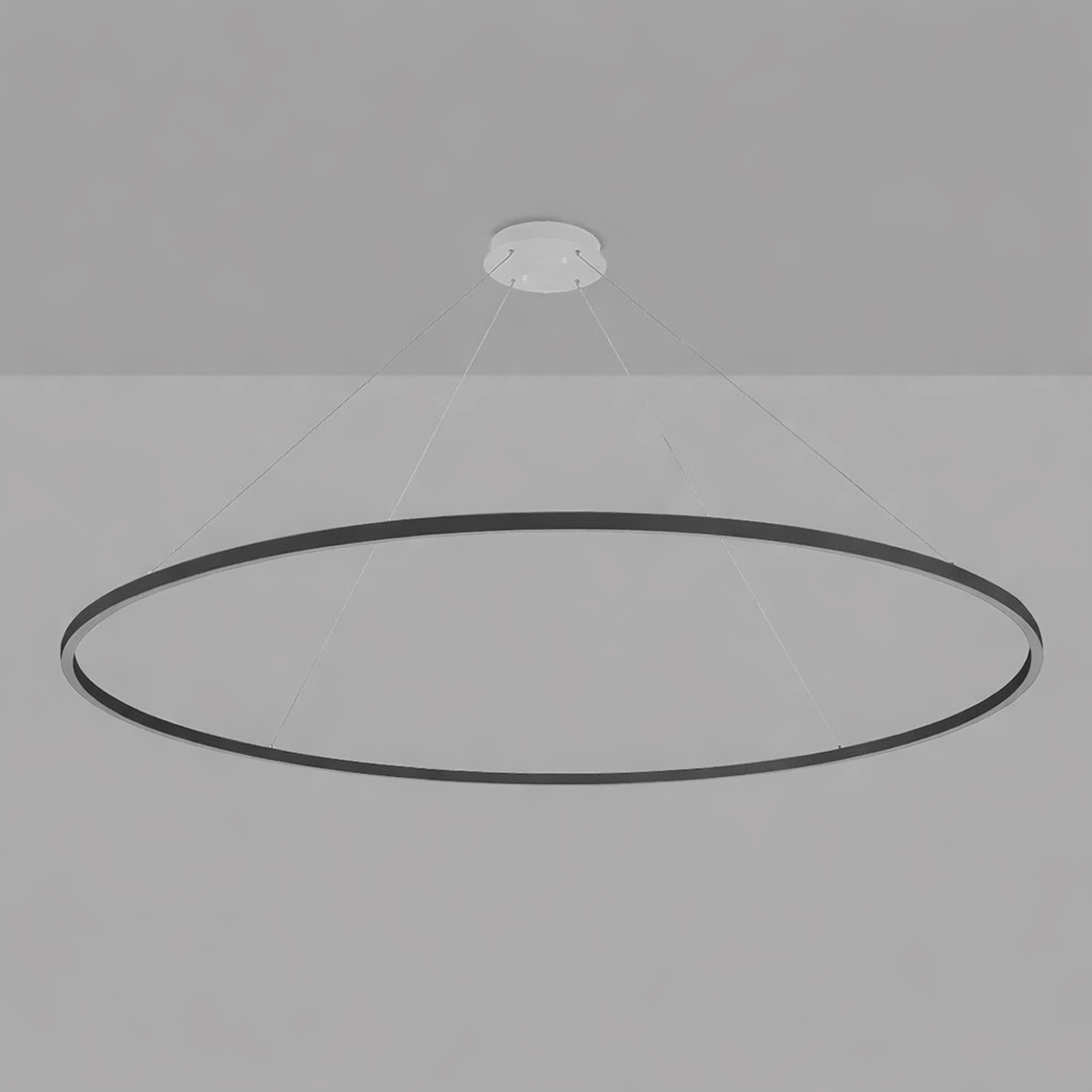 Lampe pendante de conception Compass Ø 200cm noir Lyora 5053423308074