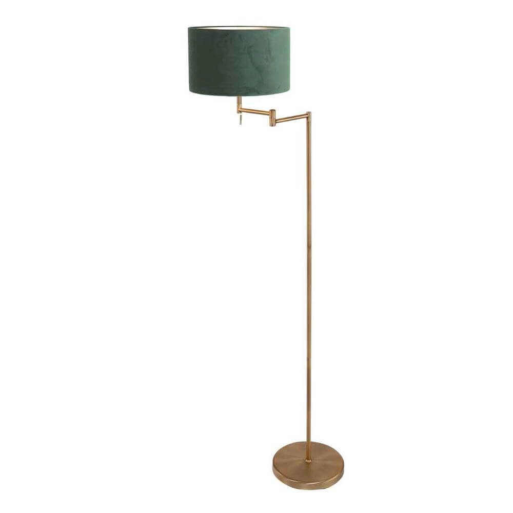 Lampadaire Bella bronze avec capuchon vert Steinhauer 8712746174465