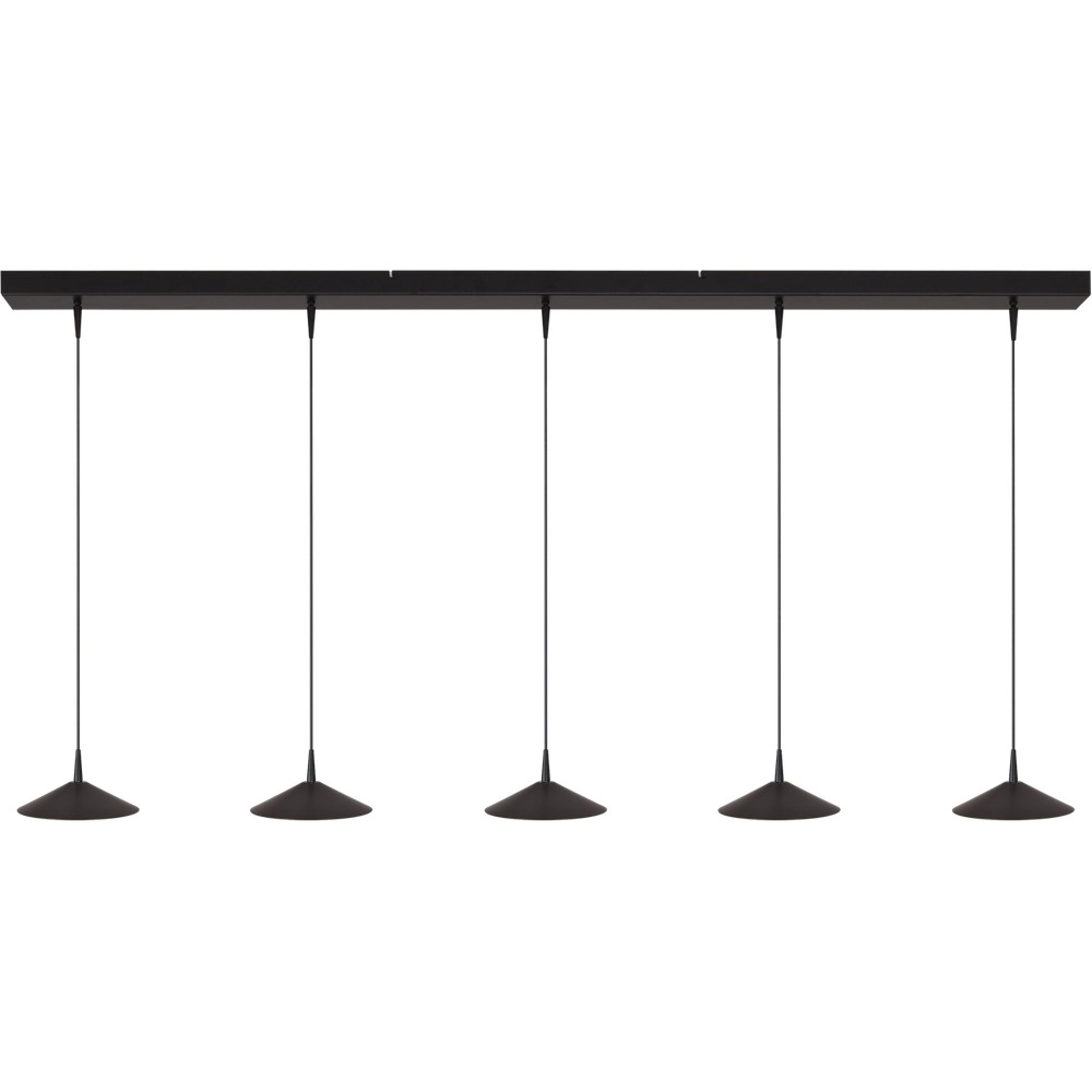 Lampe suspendue à 5 lumières Ceppo noir Ø 18cm