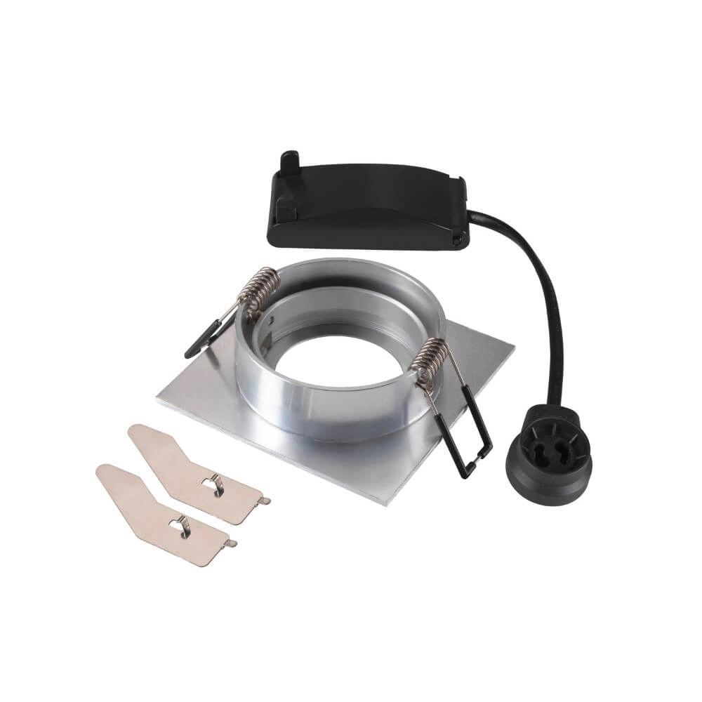 Spot encastré New Tria 68 carré - aluminium - GU10 SLV 4024163276160