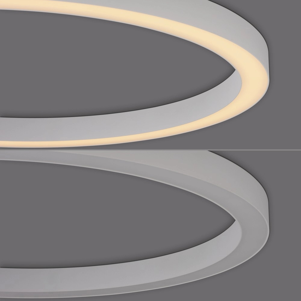 Lampe de plafond LED élégante Pure Lines Round Ø 70cm - blanc Paul Neuhaus 4012248395813