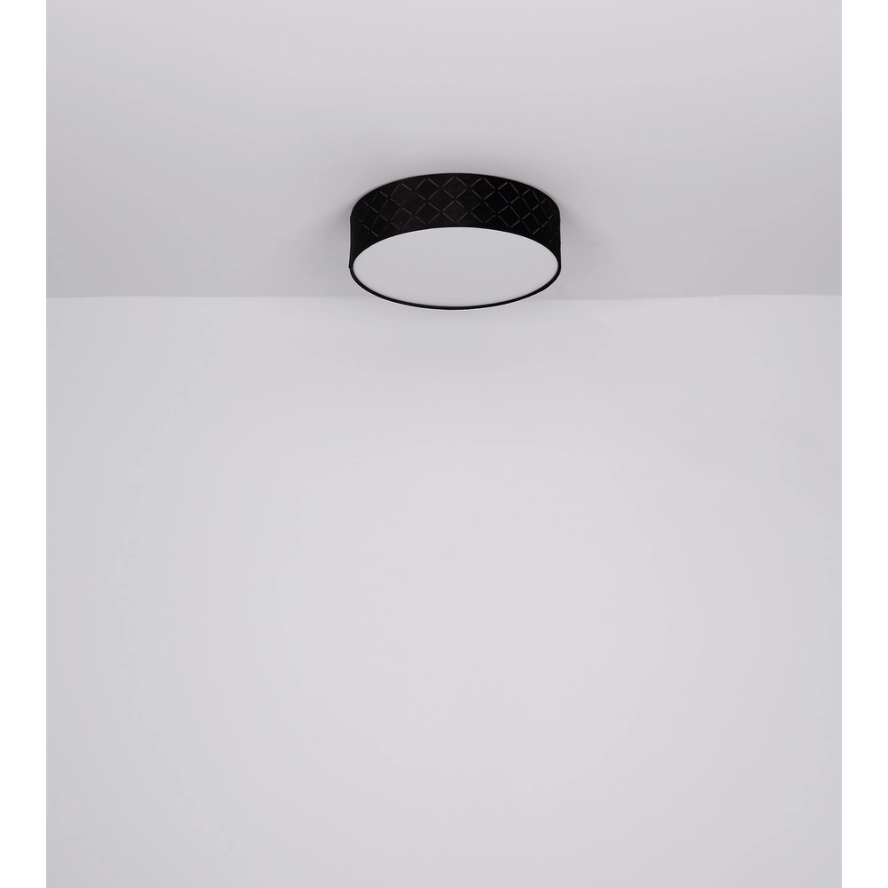 Lampe de plafond Varios Ø 38cm noir Globo 9007371396757