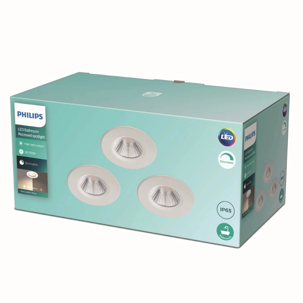 Spots LED Dive (3x) 3x Philips 8718699756048