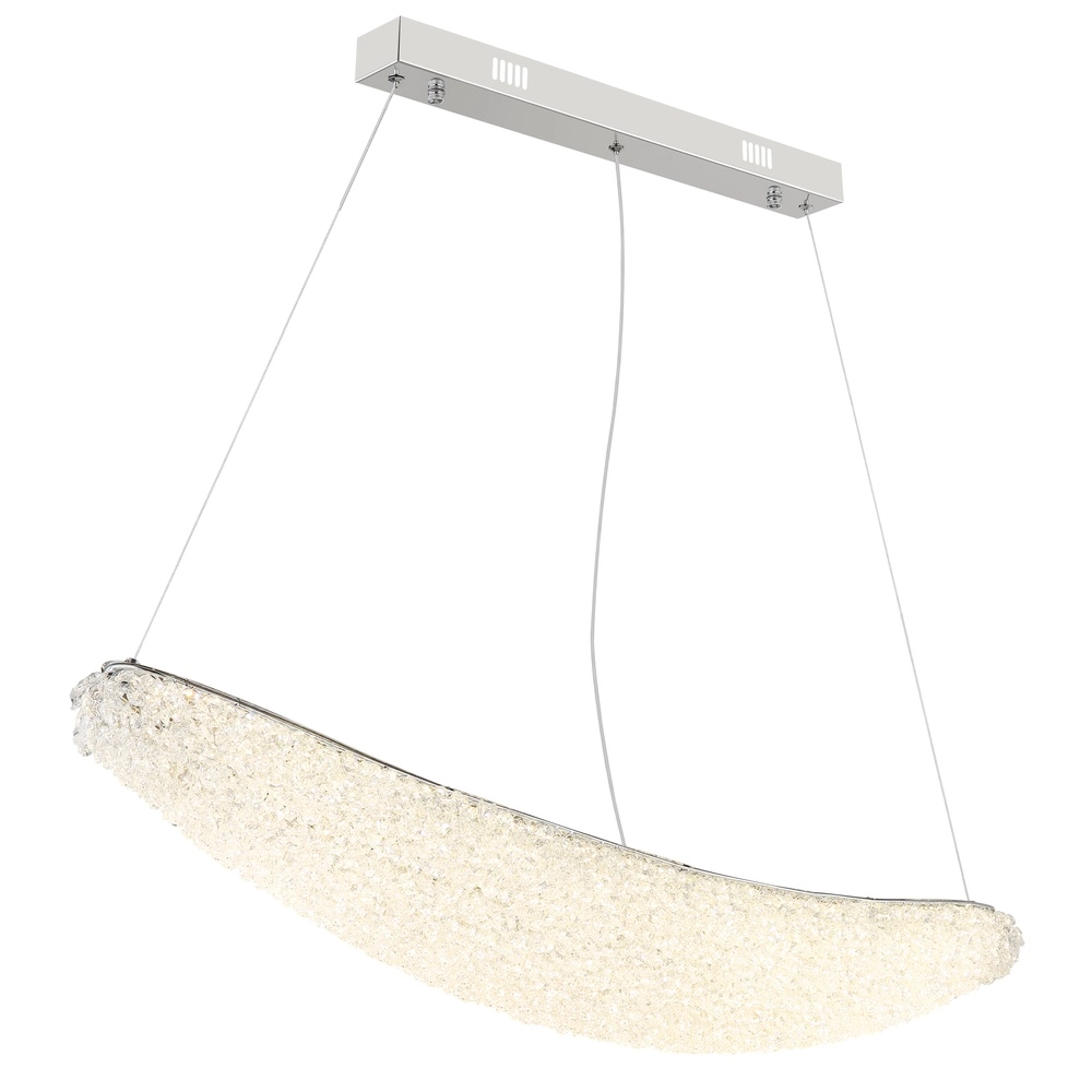 Lampe suspendue Kristalla Chrome