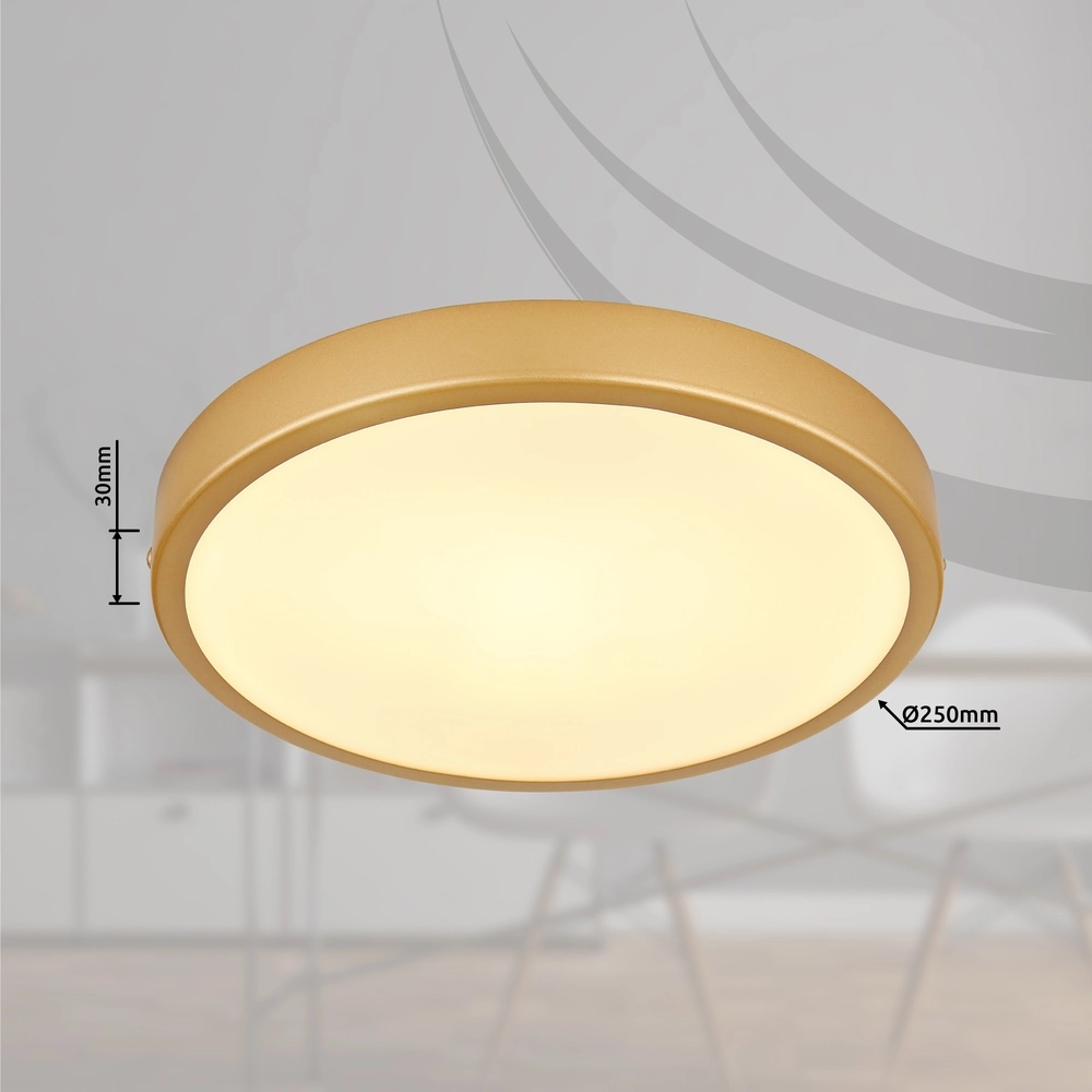Éclairage de plafond Tibey design or Ø 25cm Globo 9007371451210