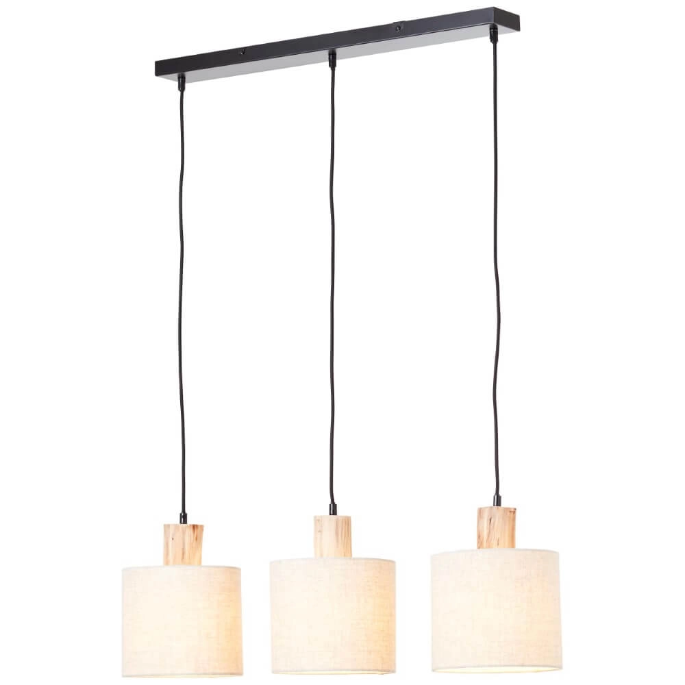 Lampe suspendue rurale à 3 lumières Pia Brilliant 4004353396557