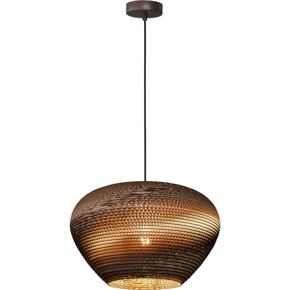 Pensez à une lampe pendante en papier Cartone Ø 44cm