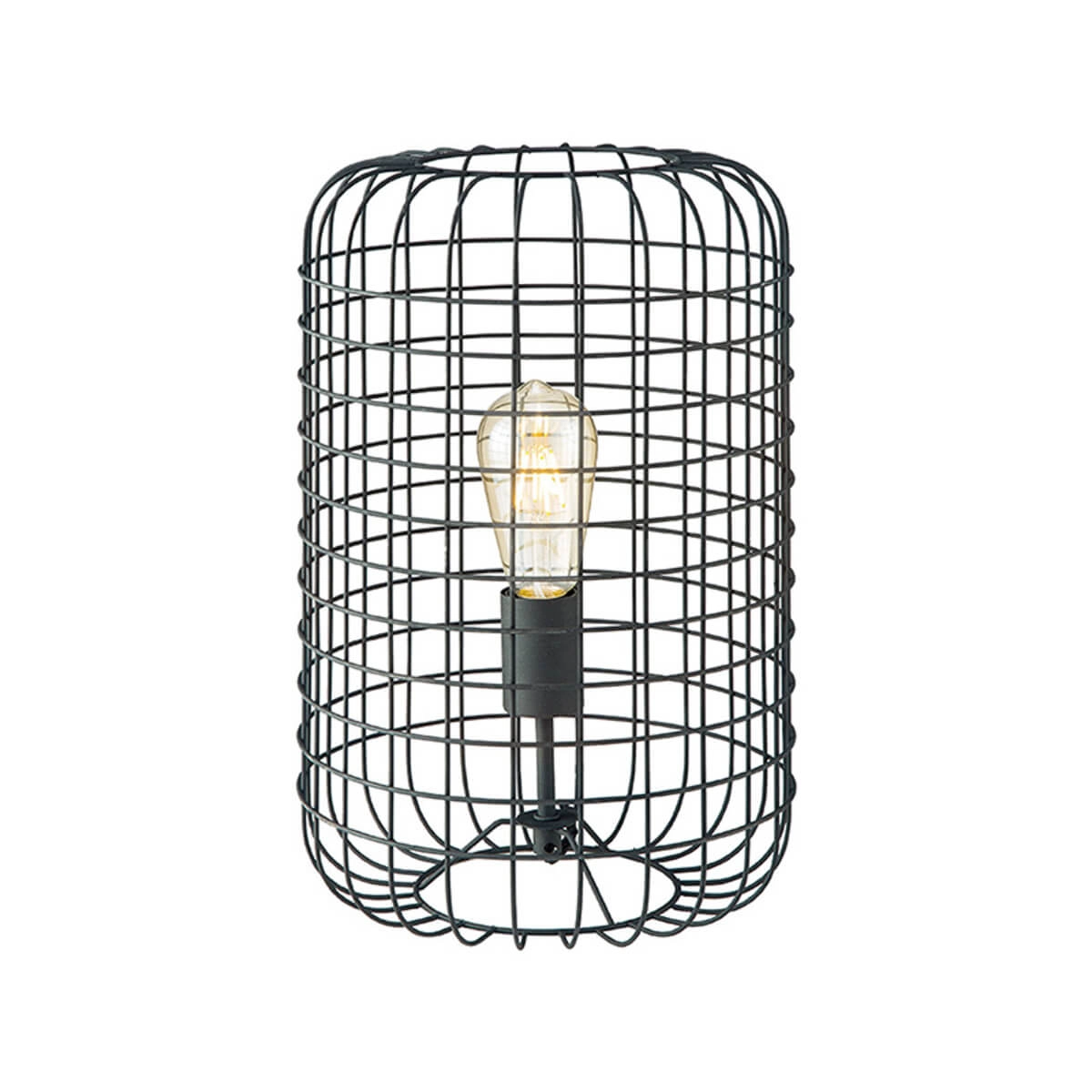 Lampe de table en fil Solido noir