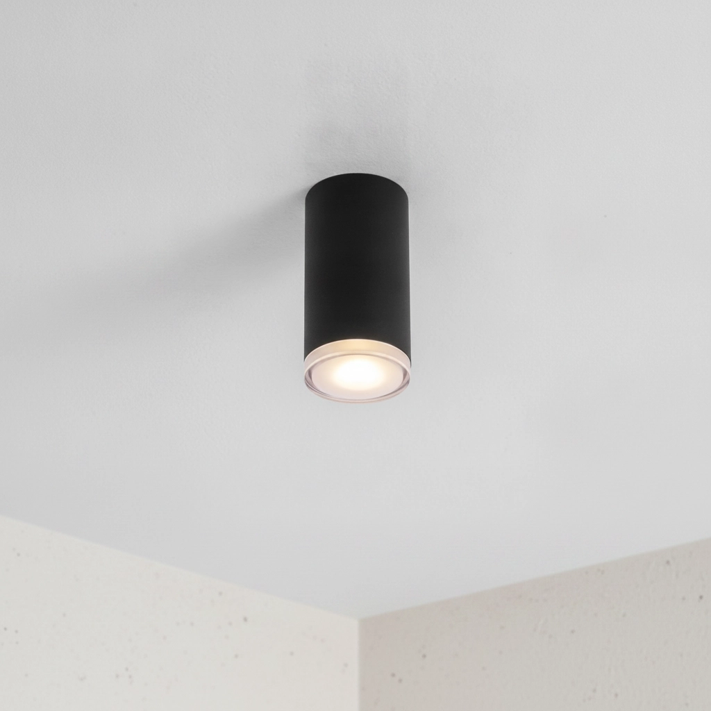 Spot de plafond Mao noir