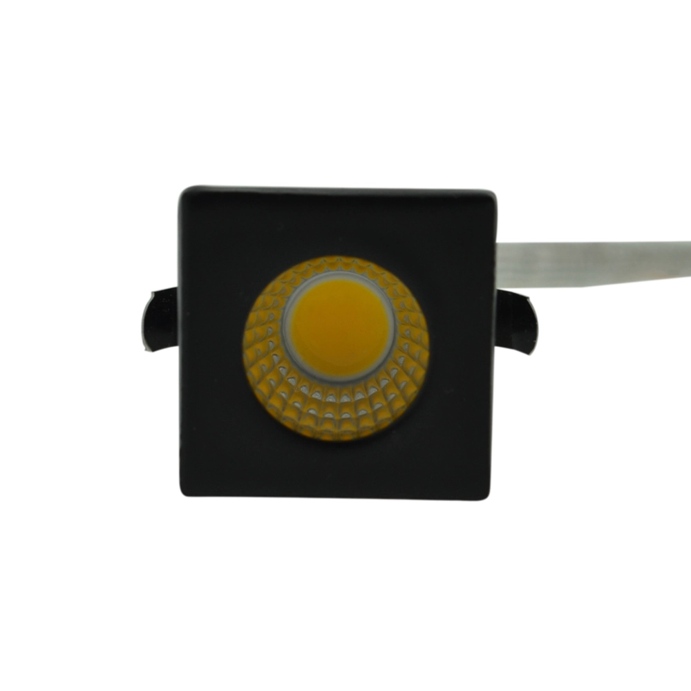 Spot encastrable carré Forte Mini noir Lyora 8716803509511