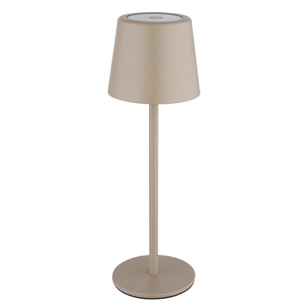 Lampe de table moderne Vancouver Brun sable rechargeable Globo 9007371525478