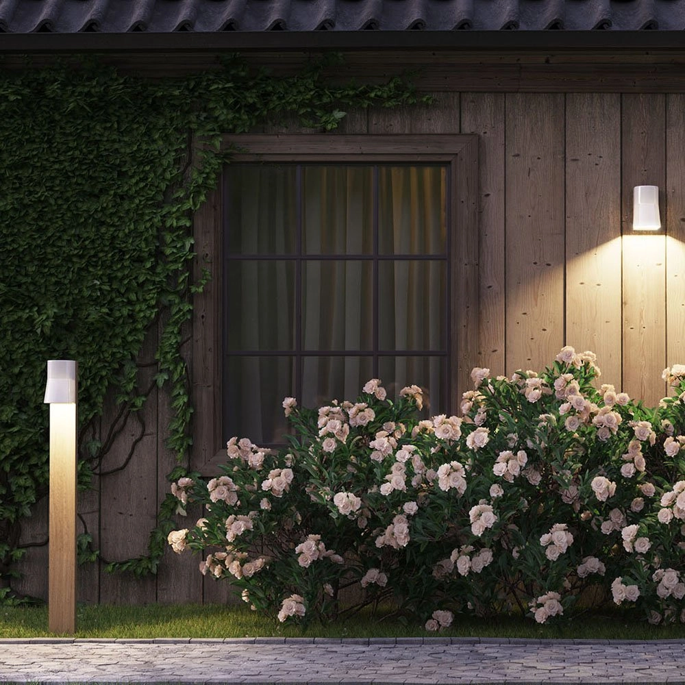 LED downlighter Beacon Teak pour l'extérieur Royal Botania