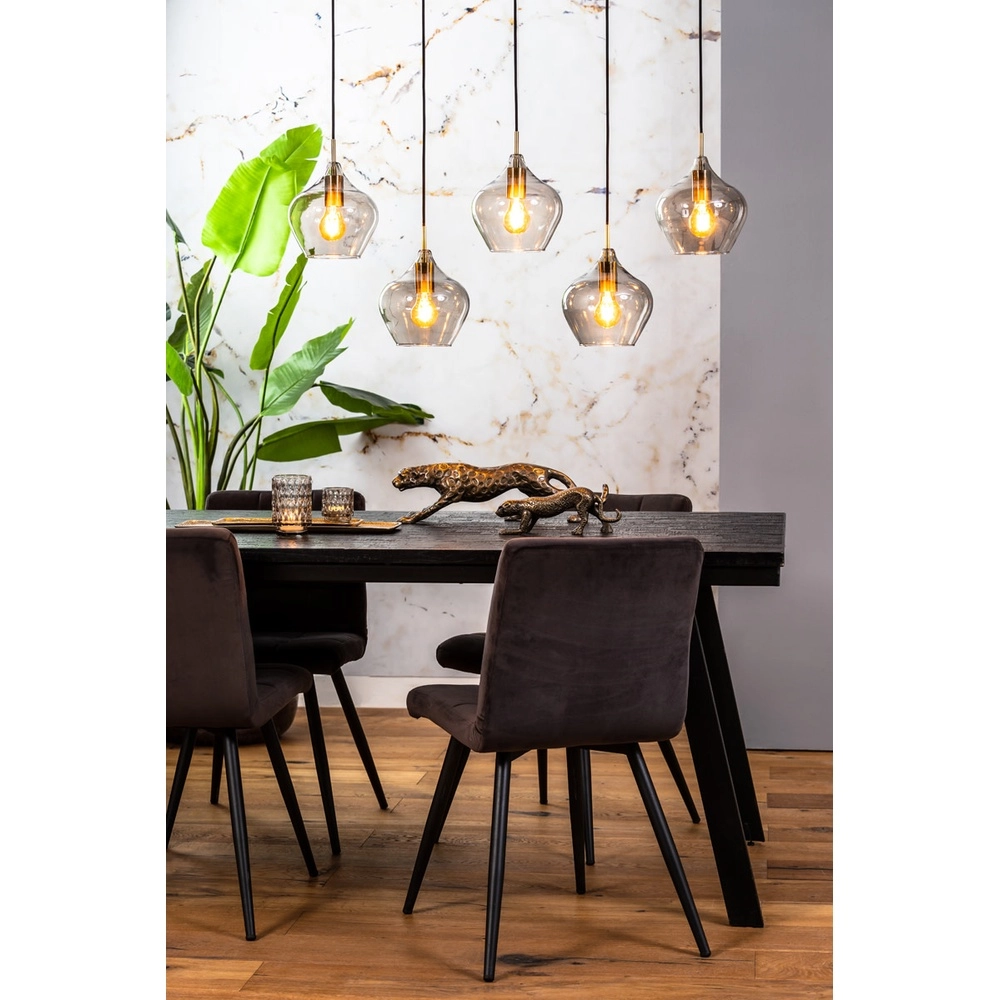 Lampe suspendue Rakel 5 lumières Light & Living 8717807303242