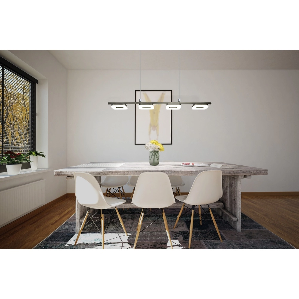 Lampe pendante de conception Torretta 1 nickel Eglo 9002759320331