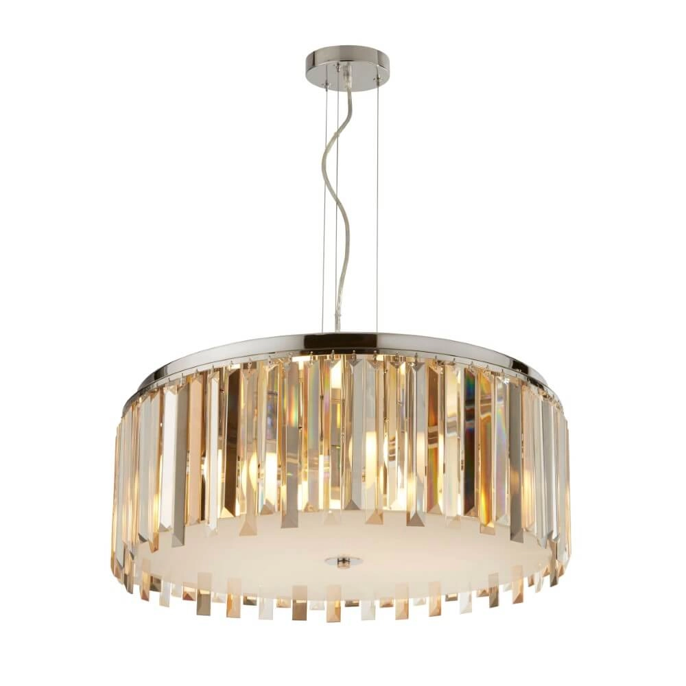 Lampe suspendue en cristal Clarissa Ø60cm
