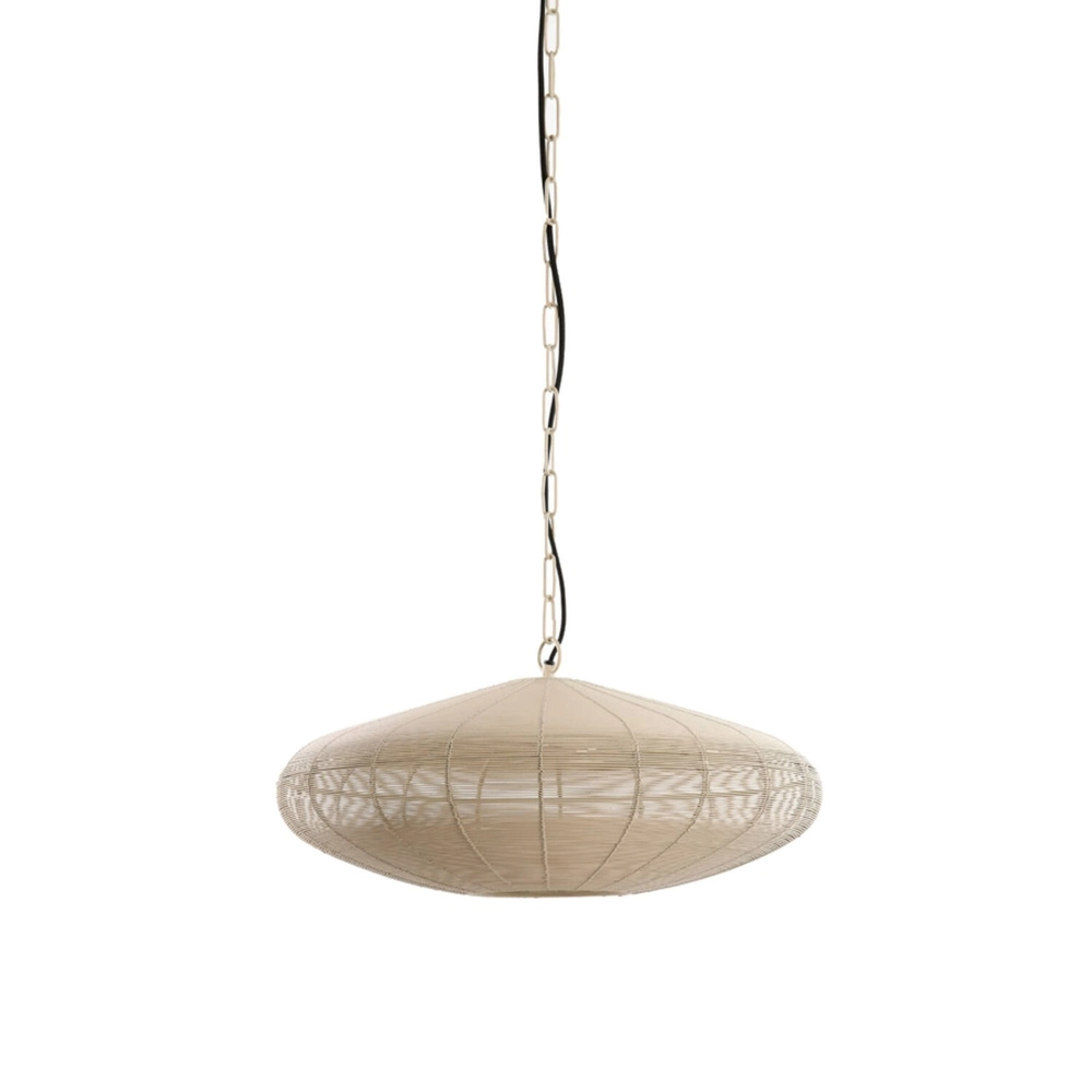 Lampe suspendue Bahoto blanc Ø 51cm