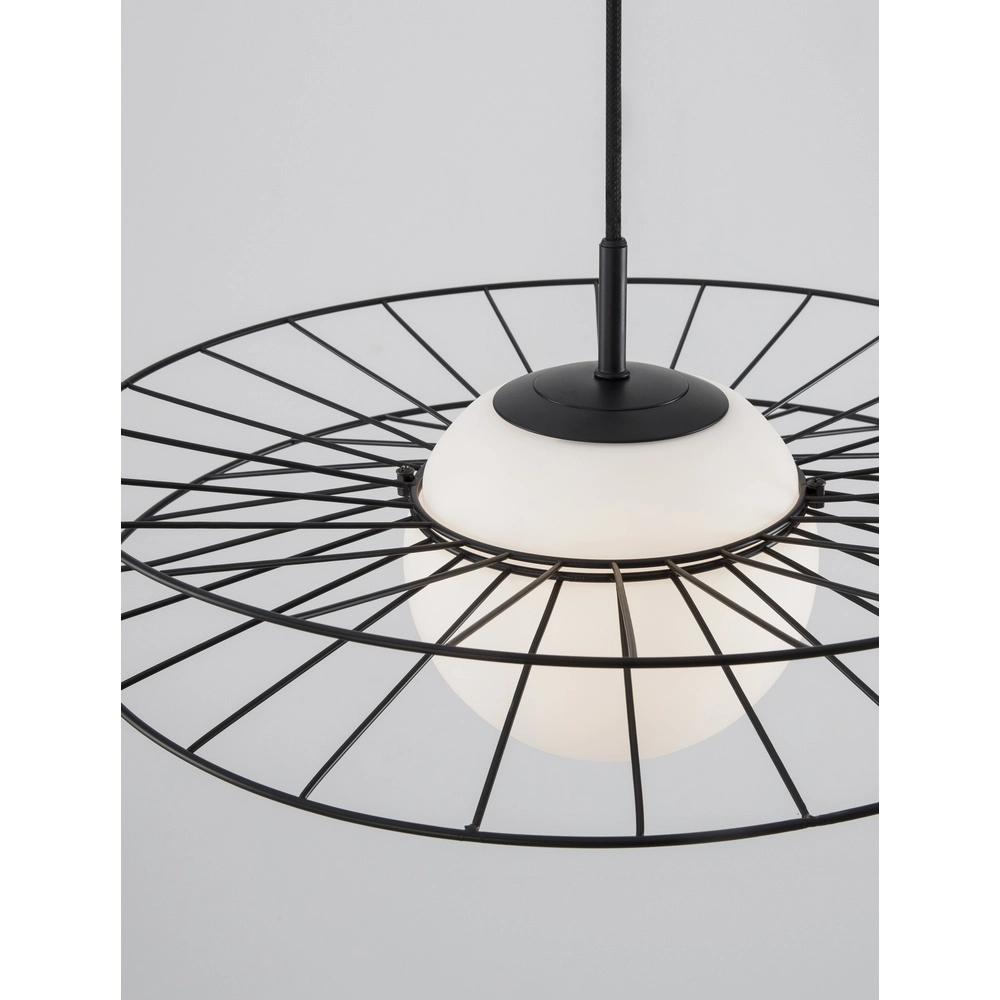 Suspension noire Ellery Ø 45cm Lyora 5212017435279