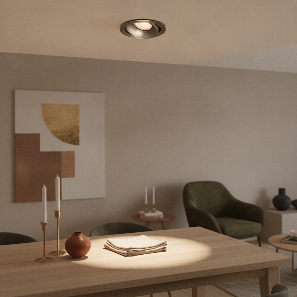 Spot encastrable rond Alice bronze antique