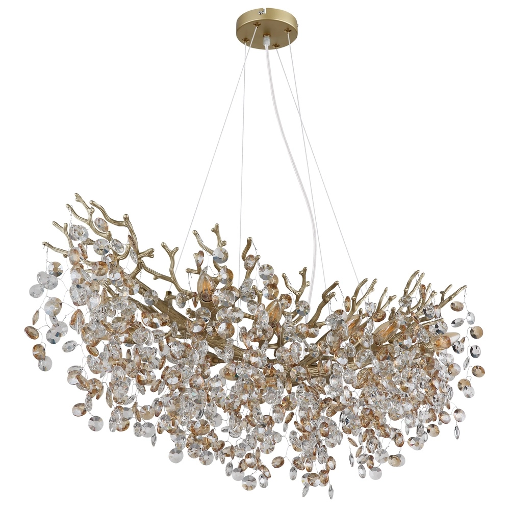 Lampe suspendue Queena Or 100cm Globo 9007371528691