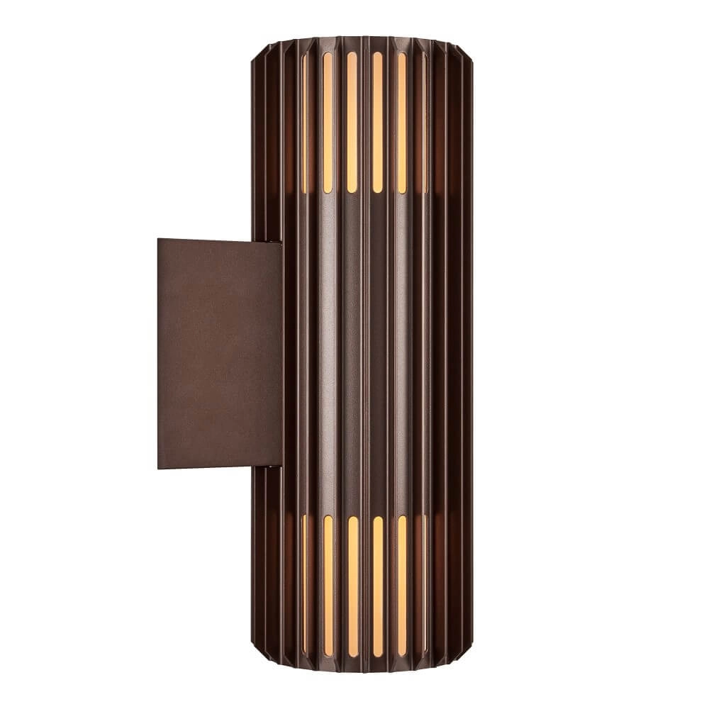 Lampe d'extérieur design Aludra double - marron métallisé Nordlux 5704924022135