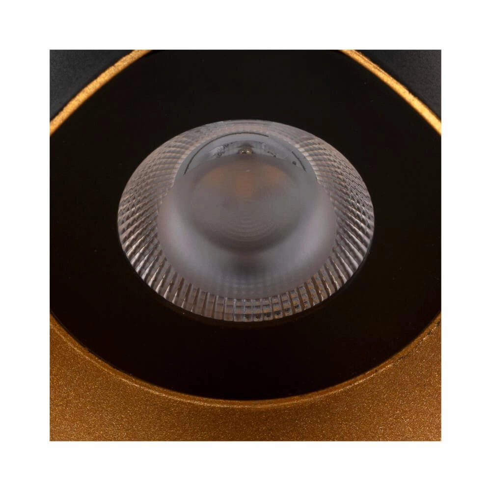 Grand éclairage LED haut et bas Modela noir avec de l'or SLV 4024163289153
